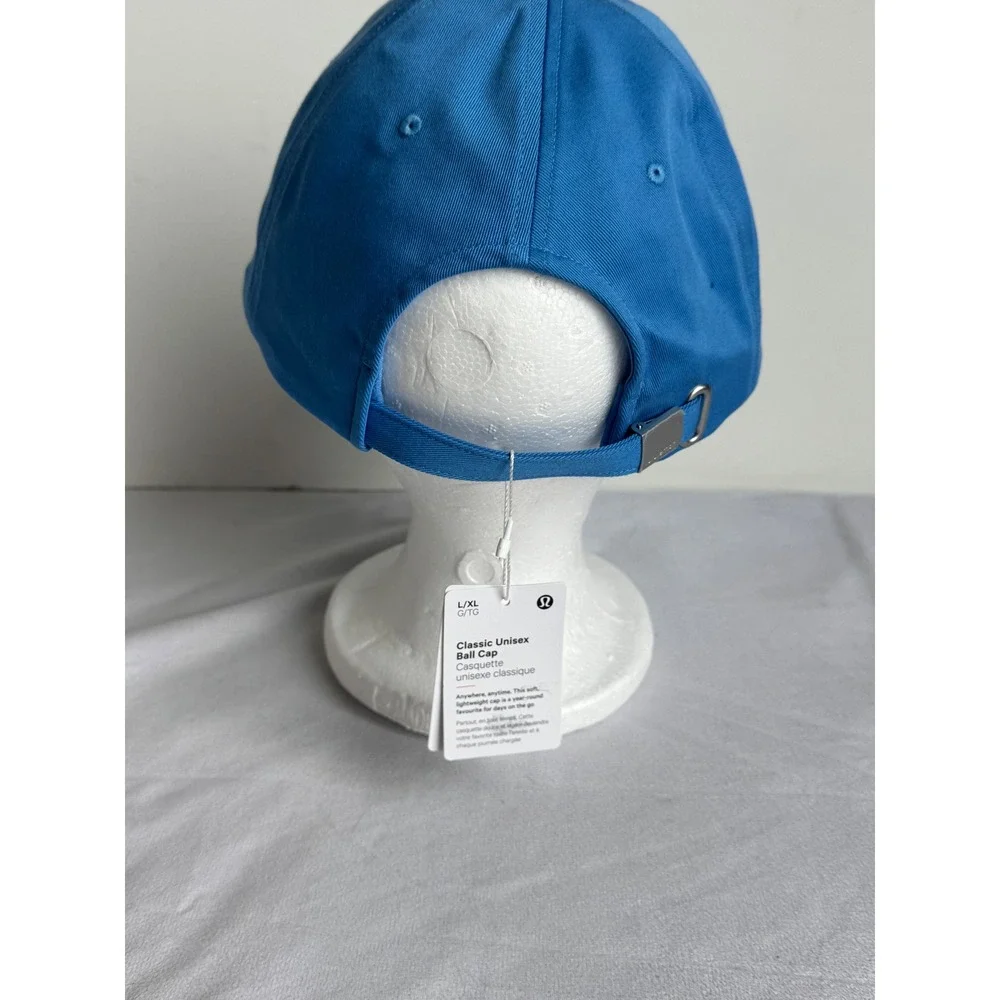 Lululemon Classic Unisex Ball Cap Blue Meet You Courtside Hat LU9CKDS L/XL NEW